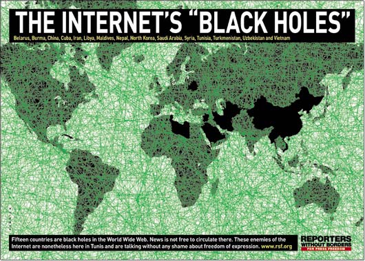 The Internet's &bdquo;Black Holes&rdquo;