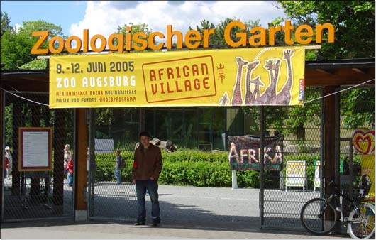 Haupteingang Zoologischer Garten in Augsburg